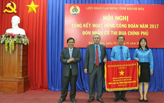 Tổng kết hoạt động công đoàn năm 2017 – đón nhận cờ thi đua Chính phủ