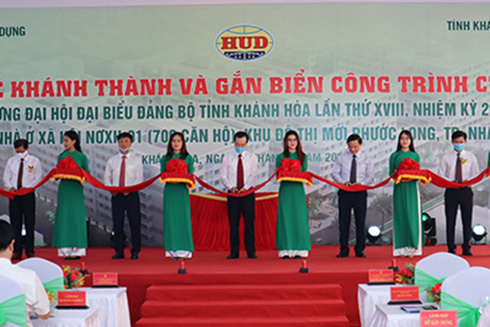 Khánh thành dự án Nhà ở xã hội NƠXH-01 chào mừng Đại hội Đảng bộ tỉnh lần thứ XVIII