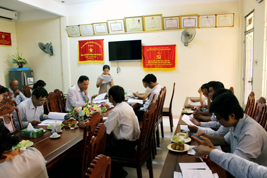 Ban Tuyên giáo Tỉnh ủy tổ chức Hội nghị sơ kết công tác thi đua 6 tháng đầu năm và triển khai nhiệm vụ của công tác thi đua 6 tháng cuối năm 2016