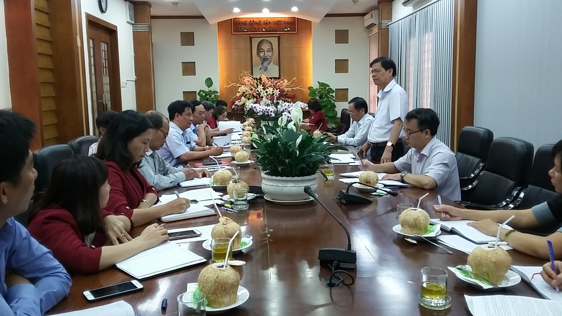 Thường trực Tỉnh ủy làm việc với Ban Tuyên giáo Tỉnh ủy  về kế hoạch công tác tuyên giáo năm 2018