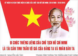 Kỷ niệm 126 năm Ngày sinh Chủ tịch Hồ Chí Minh : Di chúc Chủ tịch Hồ Chí Minh, ánh sáng soi đường Cách mạng Việt Nam