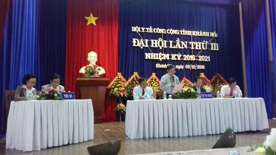 Đại hội Hội Y tế công cộng tỉnh lần thứ III (2016-2021)