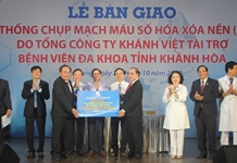 Tổng Công ty Khánh Việt (Khatoco): Trao tặng Hệ thống chụp mạch máu số hóa xóa nền cho Bệnh viện Đa khoa tỉnh