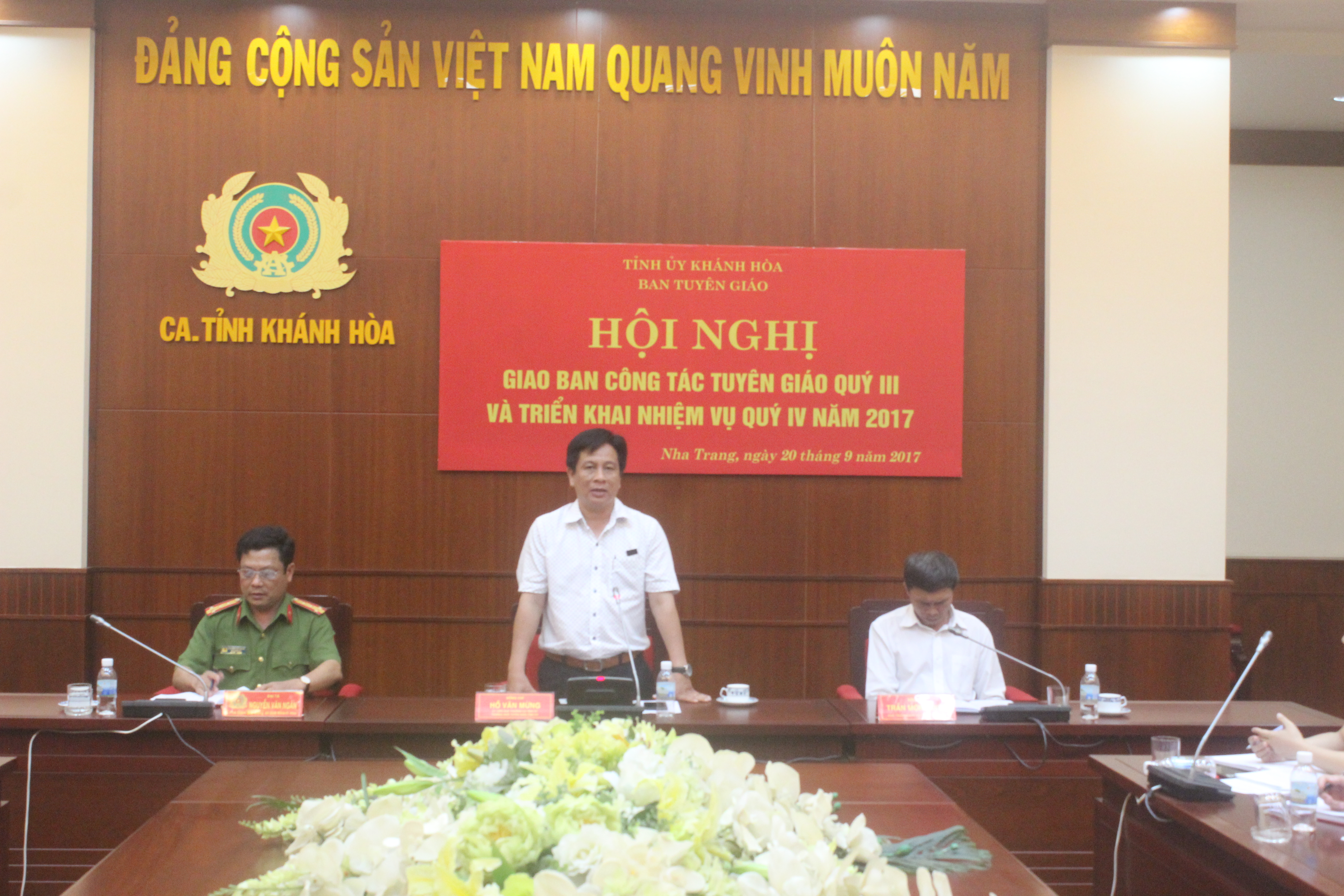 Hội nghị giao ban công tác tuyên giáo quý III/2017