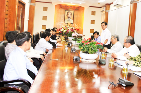 Lãnh đạo tỉnh Khánh Hòa làm việc với Kiểm toán Nhà nước