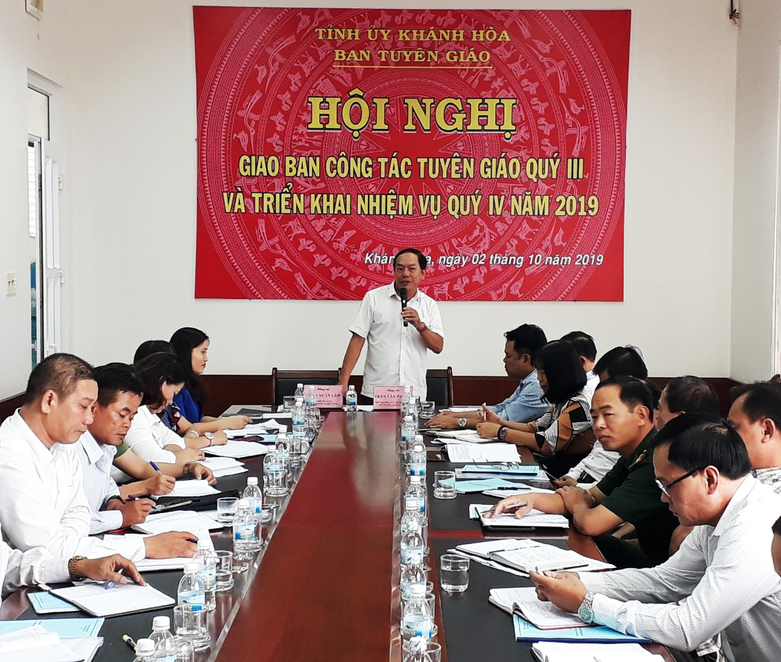 Hội nghị Giao ban công tác Tuyên giáo quý III/2019 