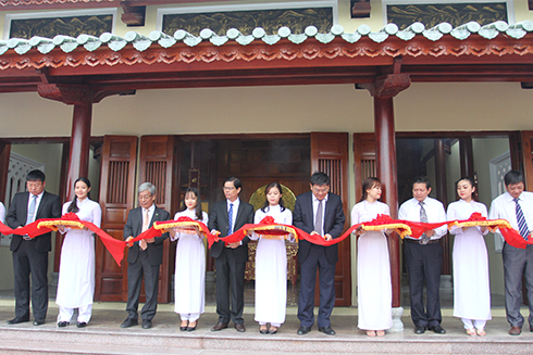Khánh thành Đền thờ liệt sĩ tại Nghĩa trang liệt sĩ Ninh Hòa - Vạn Ninh