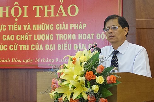 Nâng cao chất lượng hoạt động tiếp xúc cử tri