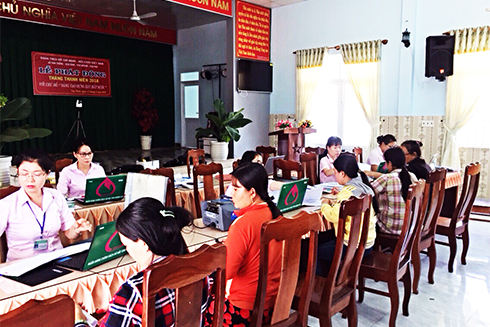 Cho vay vốn khôi phục sản xuất sau bão