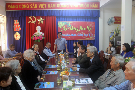 Gặp mặt nguyên cán bộ, công chức Ban Tuyên giáo Tỉnh ủy  nhân dịp Tết Nguyên đán Mậu Tuất 2018