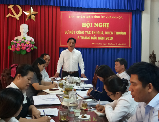 Hội nghị sơ kết công tác thi đua, khen thưởng 6 tháng đầu năm  và triển khai nhiệm vụ 6 tháng cuối năm 2019