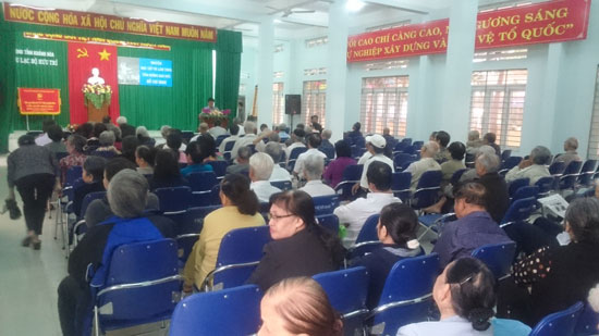 Câu lạc bộ hưu trí tỉnh tổ chức  Hội nghị thông tin thời sự định kỳ tháng 02/2017