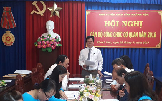 Mỗi cán bộ, công chức cần chủ động, đổi mới, sáng tạo trong thực hiện nhiệm vụ