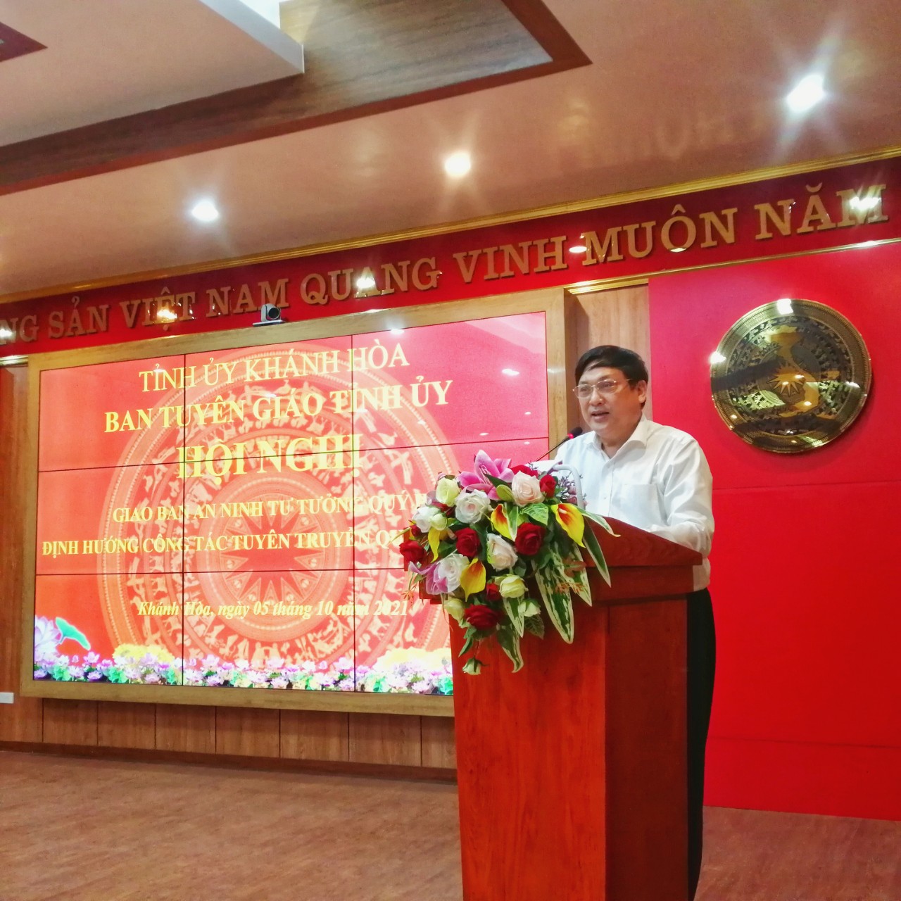 Khánh Hòa: Hội nghị giao ban an ninh tư tưởng quý III năm 2021