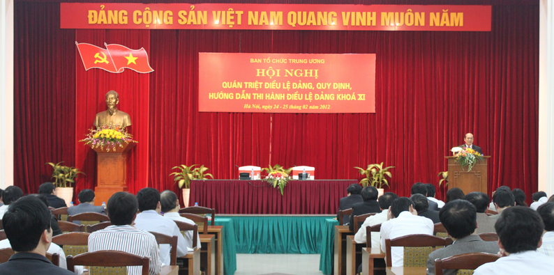 Công tác tổ chức xây dựng Đảng qua các năm Thìn