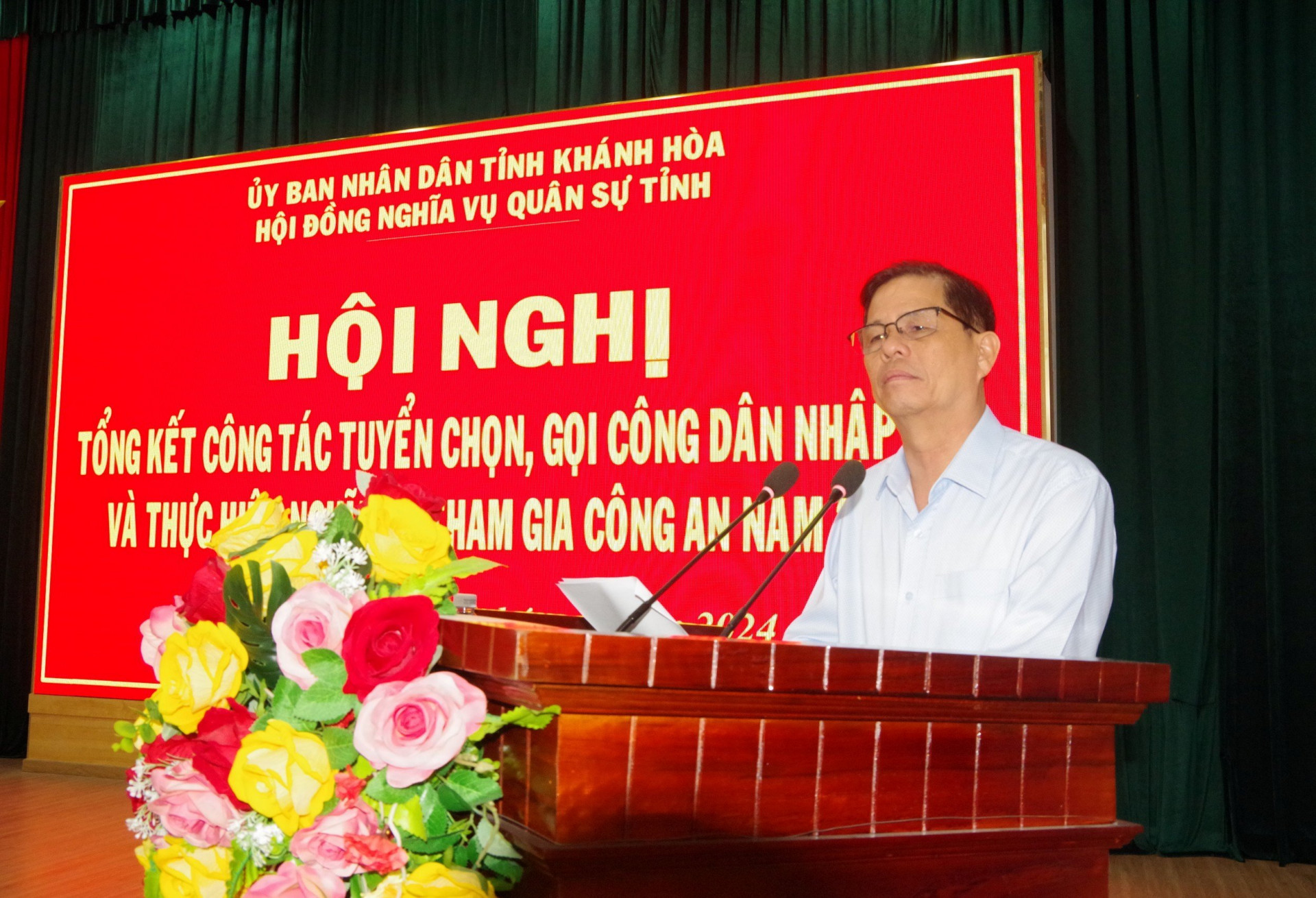 Tổng kết công tác tuyển chọn, gọi công dân nhập ngũ năm 2024