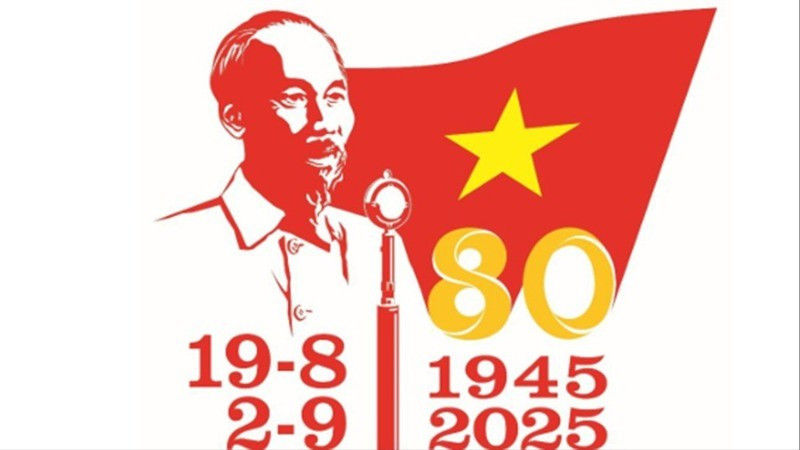 Công bố mẫu biểu trưng sử dụng trong các hoạt động tuyên truyền Kỷ niệm 80 năm Cách mạng tháng Tám và Quốc khánh 2-9