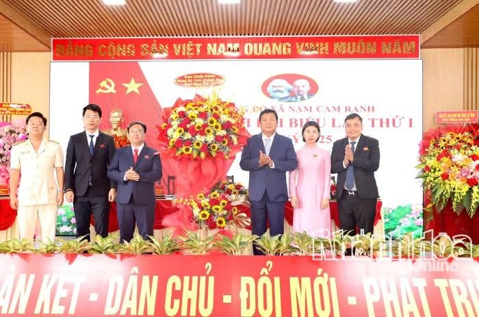 Đại hội đại biểu Đảng bộ xã Nam Cam Ranh lần thứ nhất, nhiệm kỳ 2025 - 2030