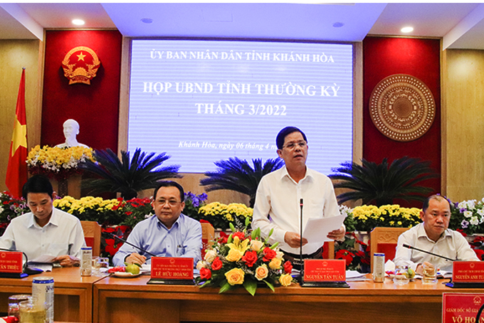 UBND tỉnh Khánh Hòa họp thường kỳ tháng 3