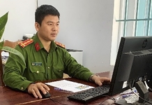 Cán bộ công an làm theo lời Bác