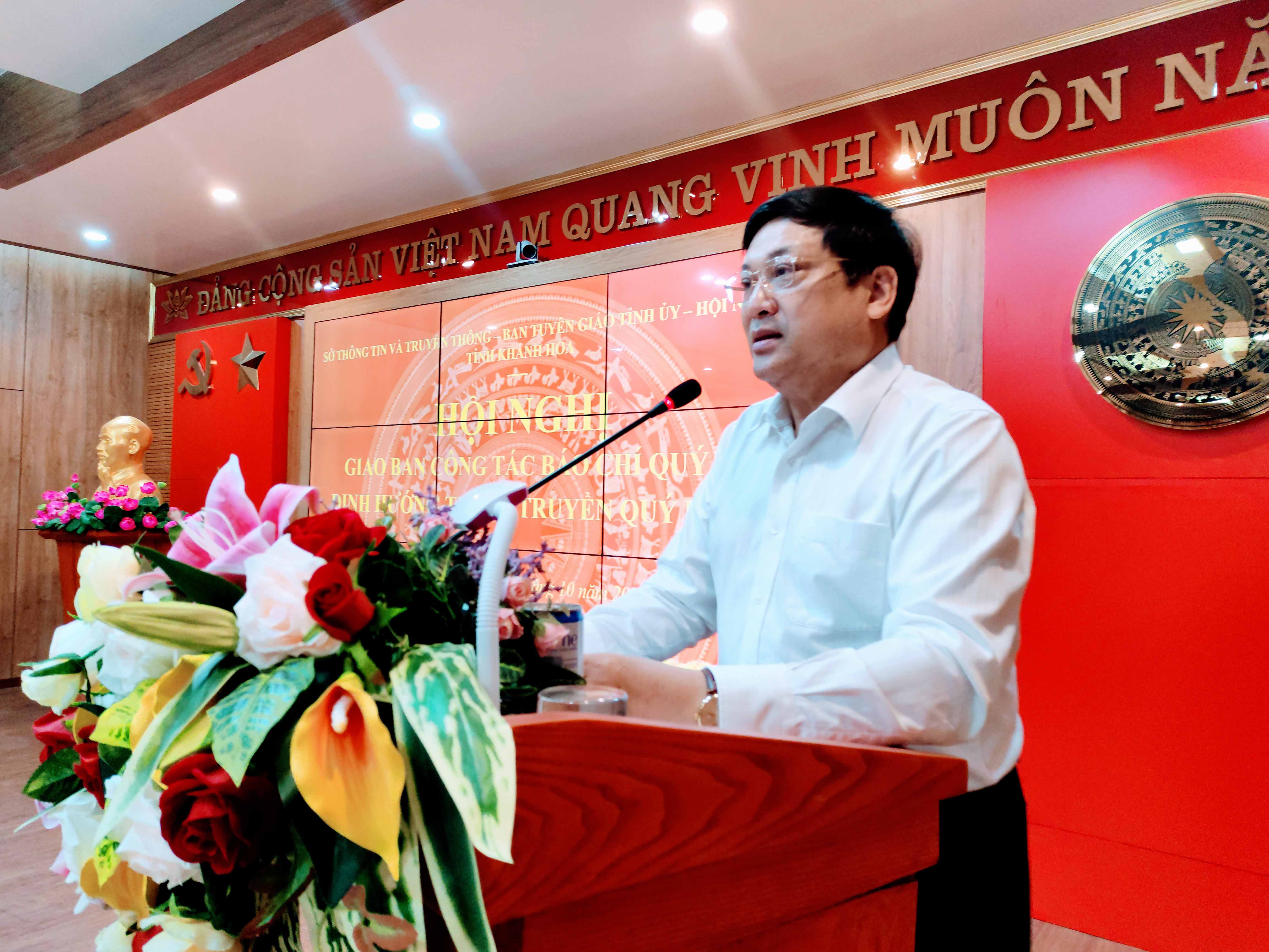 Hội nghị giao ban công tác báo chí quý III và định hướng tuyên truyền quý IV/2021