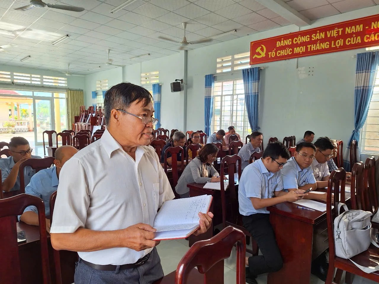 Phường Ninh Hòa lấy ý kiến nhân dân về khu tái định cư Dự án Đường sắt tốc độ cao trên trục Bắc - Nam