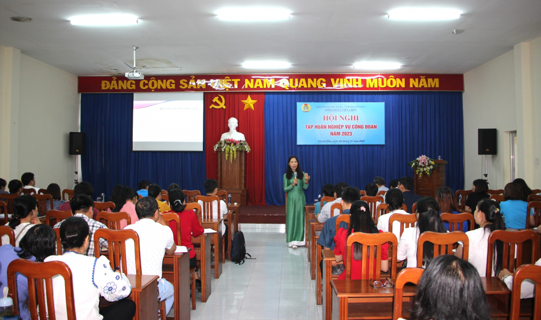Gần 150 cán bộ công đoàn dự Hội nghị tập huấn nghiệp vụ công đoàn năm 2023