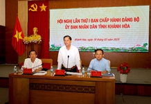 Ban Chấp hành Đảng bộ UBND tỉnh Khánh Hòa tổ chức hội nghị lần thứ nhất, nhiệm kỳ 2020 - 2025