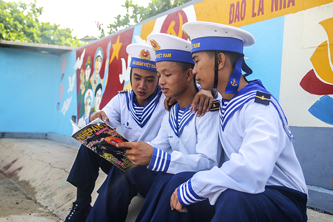 Nét đẹp văn hóa đọc ở Trường Sa