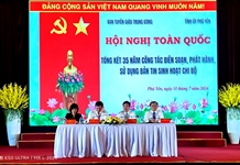 Hội nghị toàn quốc tổng kết 35 năm công tác biên soạn, phát hành, sử dụng Bản tin sinh hoạt chi bộ