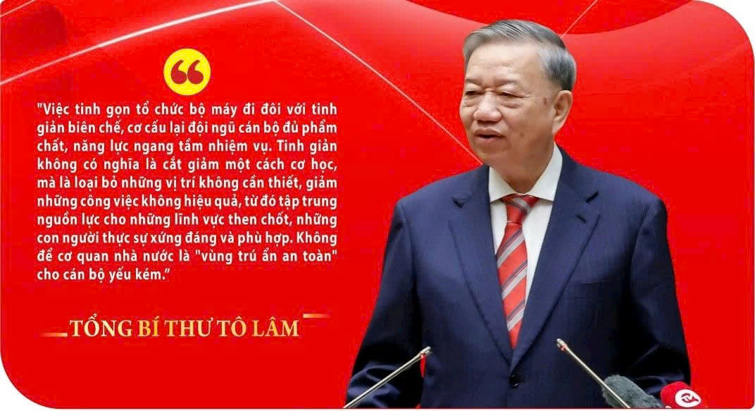 Chân lý và sự thật bác bỏ thủ đoạn xuyên tạc chủ trương của Đảng về tinh gọn tổ chức bộ máy của hệ thống chính trị