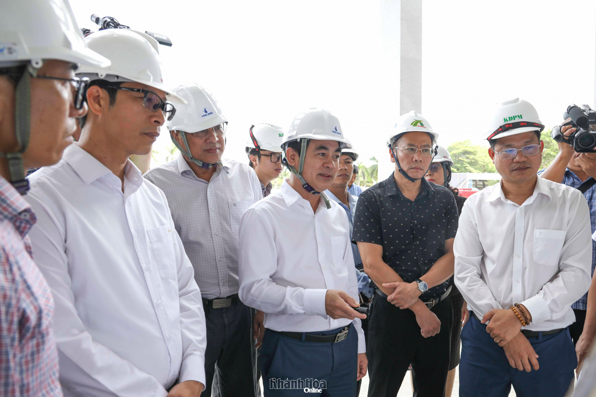 Bí thư Tỉnh ủy Khánh Hòa Nghiêm Xuân Thành kiểm tra tiến độ công trình trụ sở làm việc của Tỉnh ủy, Đoàn Đại biểu Quốc hội và HĐND tỉnh, UBND tỉnh