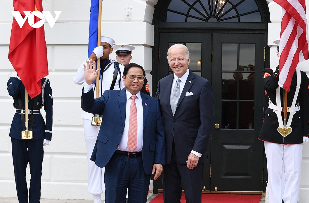 Thủ tướng Phạm Minh Chính dự chiêu đãi của Tổng thống Hoa Kỳ Joe Biden