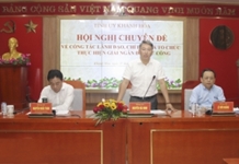 Kết luận của Ban Thường vụ Tỉnh ủy Khánh Hòa tại Hội nghị chuyên đề về công tác lãnh đạo, chỉ đạo và tổ chức thực hiện giải ngân đầu tư công