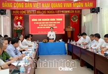 Bí thư Tỉnh ủy Nghiêm Xuân Thành làm việc với phường Nha Trang