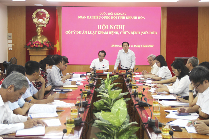 Góp ý dự án Luật Khám bệnh, chữa bệnh (sửa đổi)