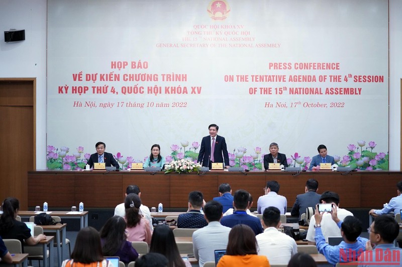 Quốc hội sẽ xem xét, thông qua 7 dự án Luật, 3 dự thảo Nghị quyết tại Kỳ họp thứ 4