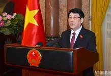 Chủ tịch nước Lương Cường trao quyết định bổ nhiệm các Phó Thủ tướng và Bộ trưởng