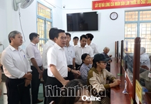 Phó Bí thư Tỉnh ủy Phạm Văn Hậu làm việc với Đảng ủy xã Phước Hậu