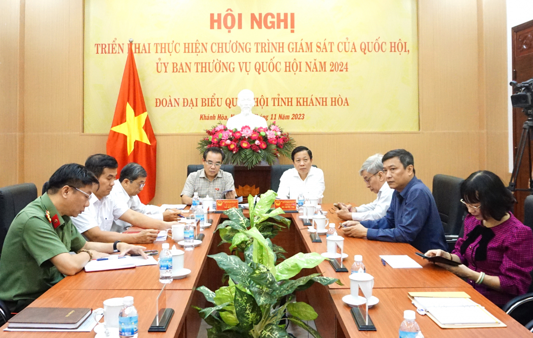 Hội nghị triển khai thực hiện chương trình giám sát của Quốc hội, Ủy ban Thường vụ Quốc hội năm 2024