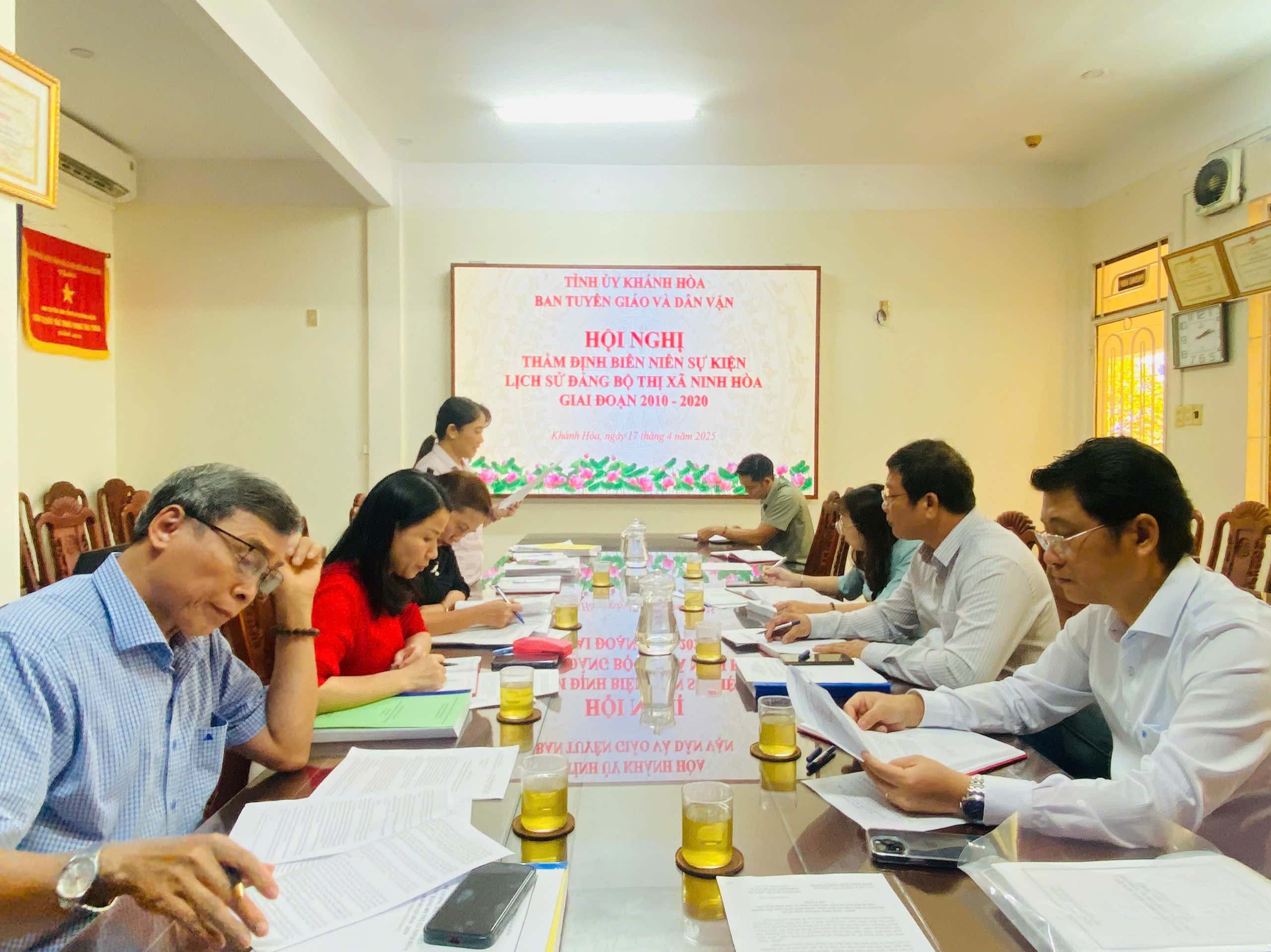 Hội nghị thẩm định Biên niên sự kiện Lịch sử Đảng bộ thị xã Ninh Hòa  giai đoạn 2010 - 2020
