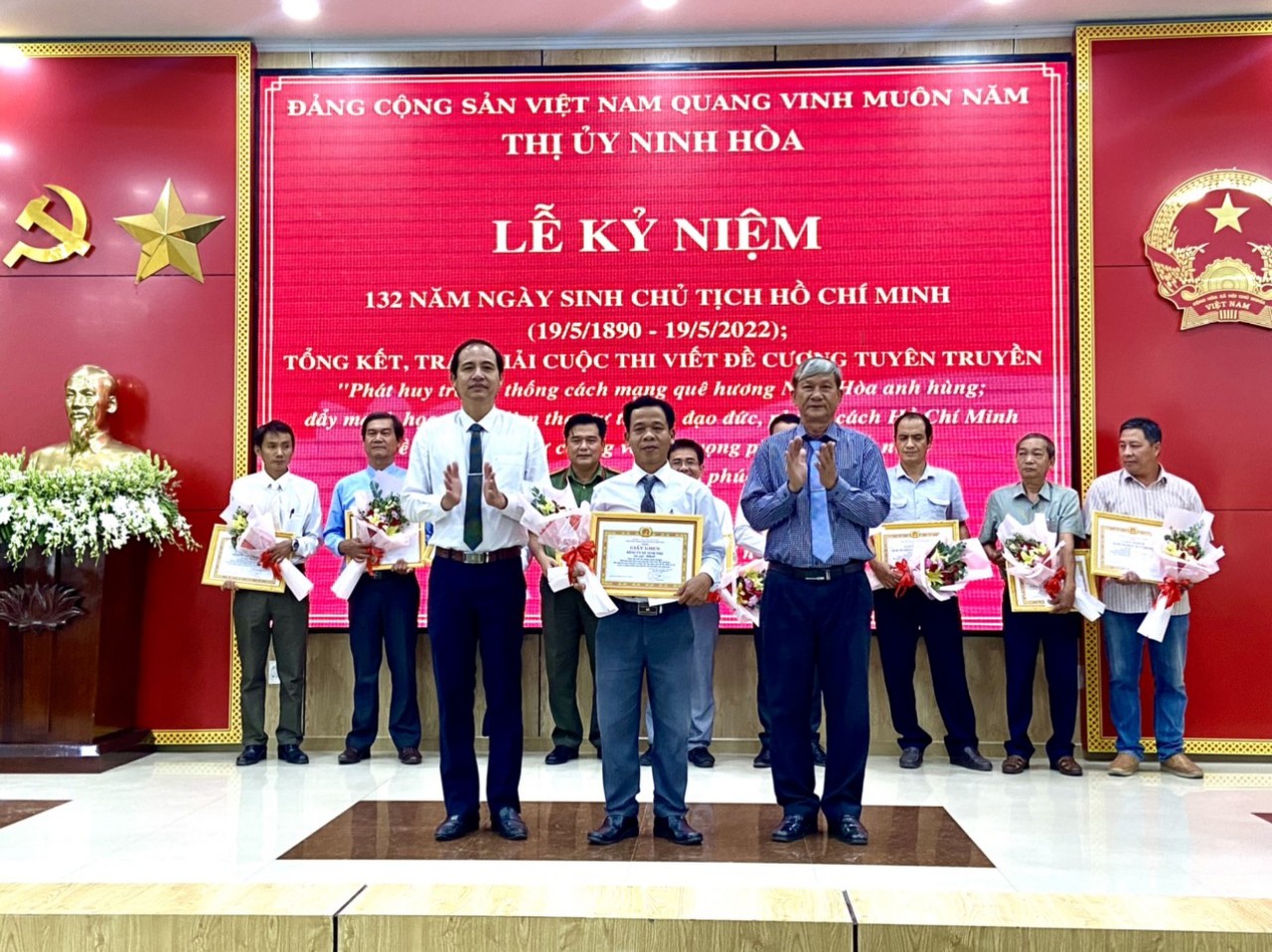 Thị ủy Ninh Hòa: Kỷ niệm 132 năm Ngày sinh Chủ tịch Hồ Chí Minh (19/5/1890 - 19/5/2022)
