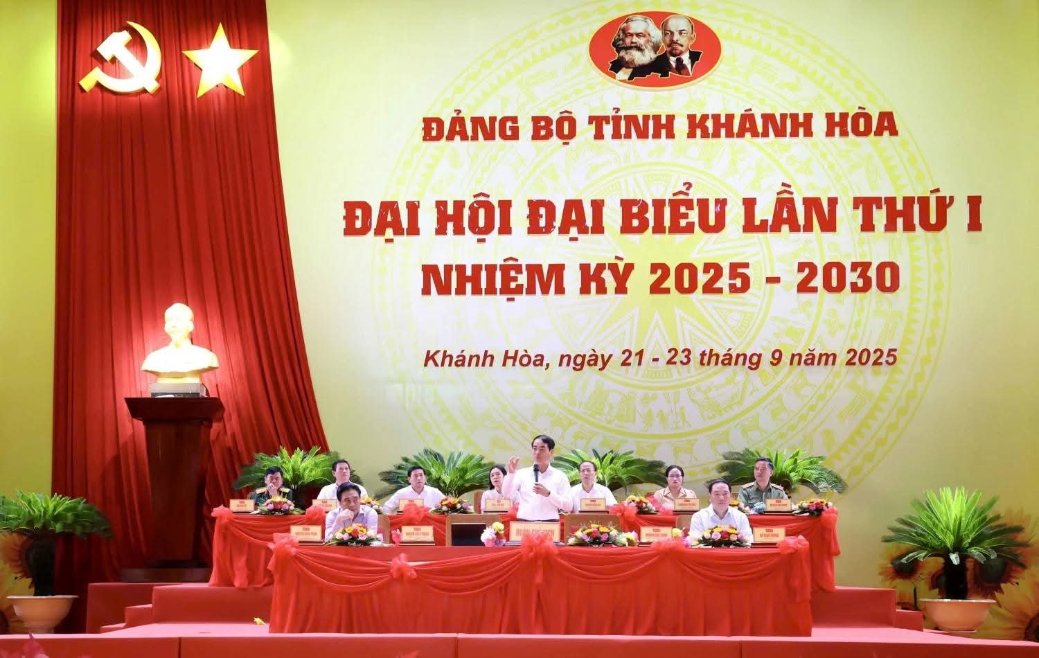 Tổng duyệt chương trình Đại hội đại biểu Đảng bộ tỉnh Khánh Hòa lần thứ I, nhiệm kỳ 2025 - 2030