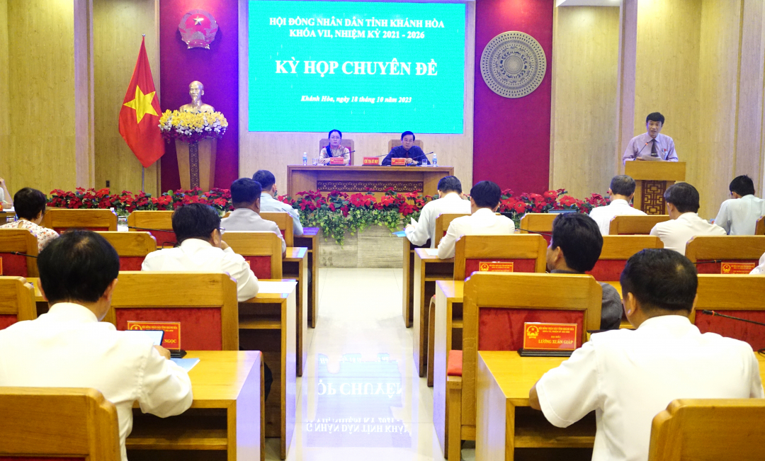 Kỳ họp Chuyên đề, HĐND tỉnh Khánh Hòa khóa VII:  Thông qua Nghị quyết về cam kết bố trí nguồn vốn ngân sách địa phương thực hiện dự án Nâng cấp, mở rộng Quốc lộ 26B