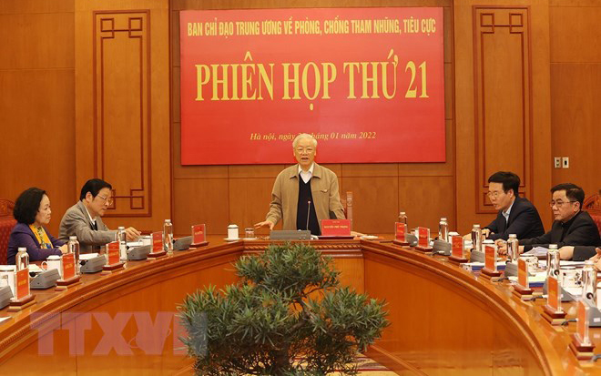 Kiên quyết, kiên trì, đẩy mạnh hơn nữa phòng, chống tham nhũng, tiêu cực