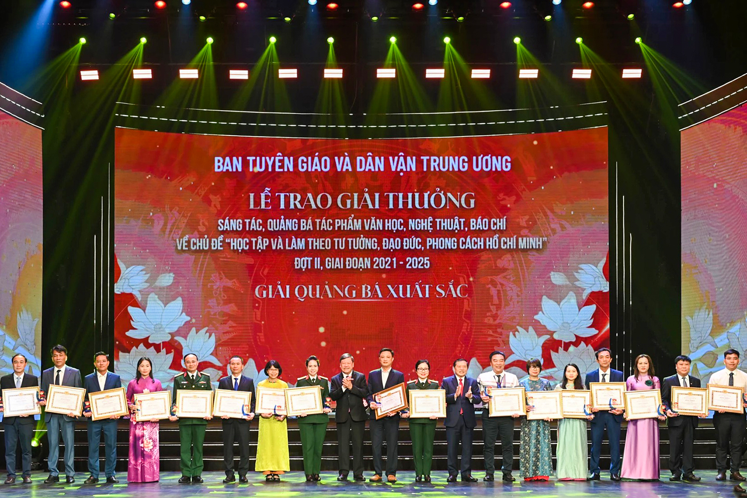 Hội Nhà báo tỉnh Khánh Hòa đạt giải quảng bá tại giải thưởng văn học, nghệ thuật, báo chí về chủ đề học tập và làm theo Bác Hồ