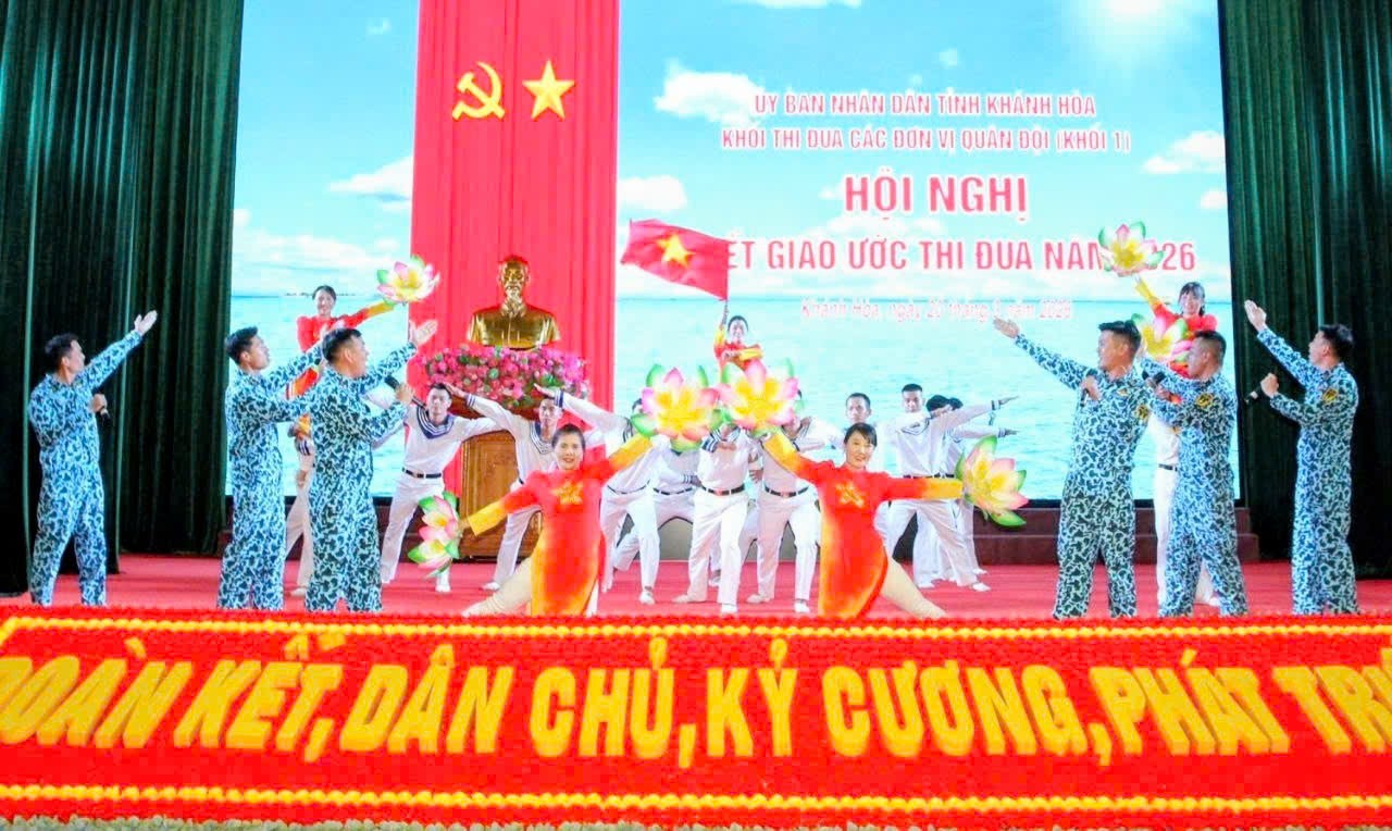 Khối Thi đua các đơn vị Quân đội (Khối 1): Tổ chức Hội nghị giao ước thi đua năm 2026