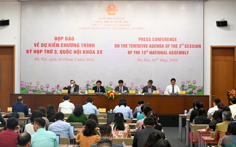 Kỳ họp thứ ba, Quốc hội khóa XV dành 2,5 ngày cho hoạt động chất vấn