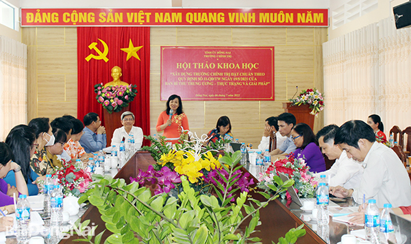 Giải pháp nâng cao chất lượng đội ngũ lãnh đạo các trường chính trị cấp tỉnh