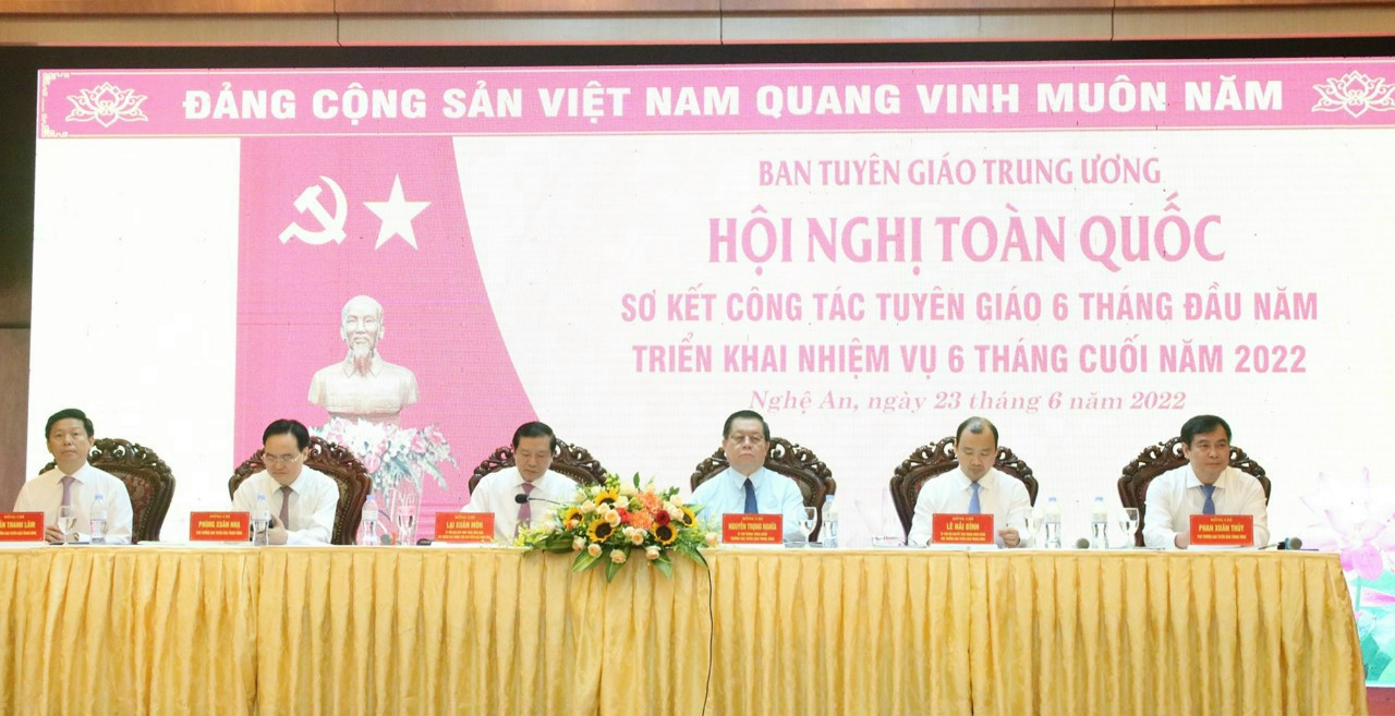 Hội nghị toàn quốc sơ kết công tác tuyên giáo 6 tháng đầu năm, triển khai nhiệm vụ 6 tháng cuối năm